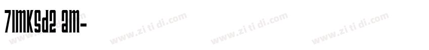 71mksd2 Am字体转换